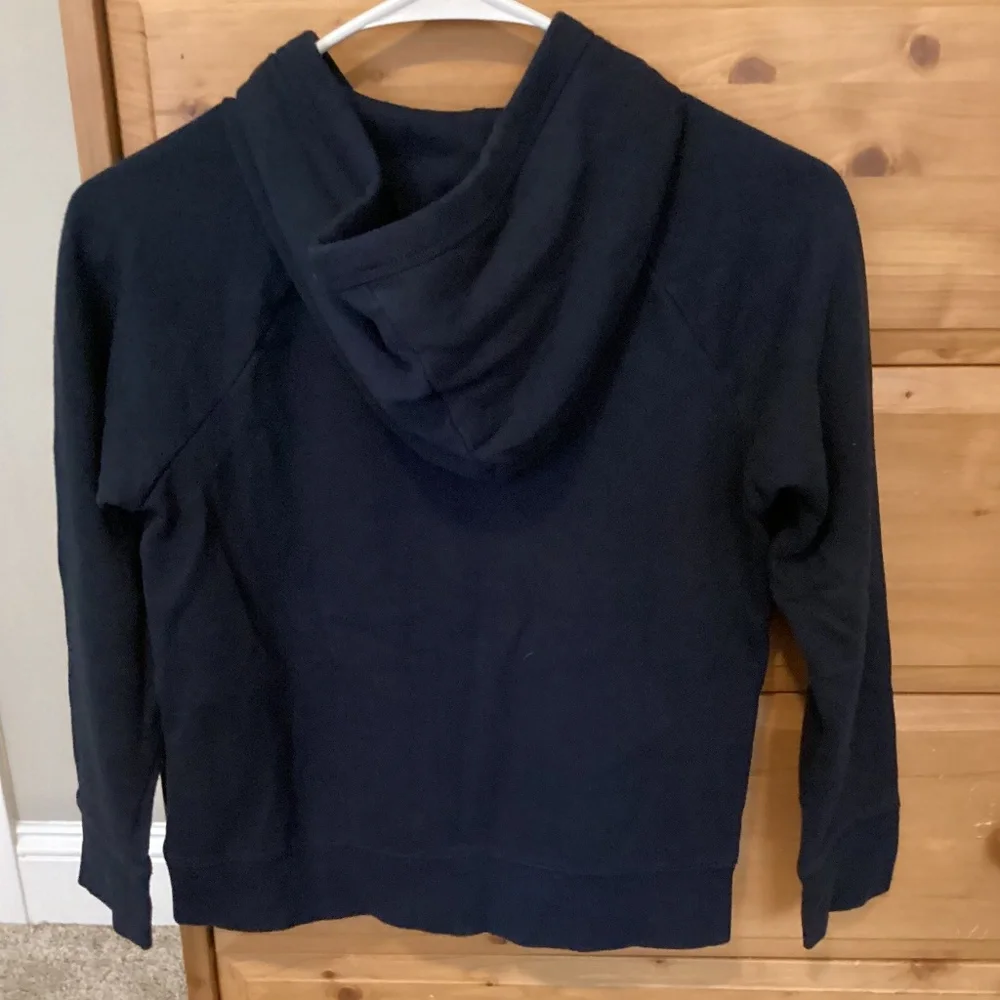 Gap Girls Zipper Hoodie Navy Blue, Size 12 (XL) - Picture 2 of 3